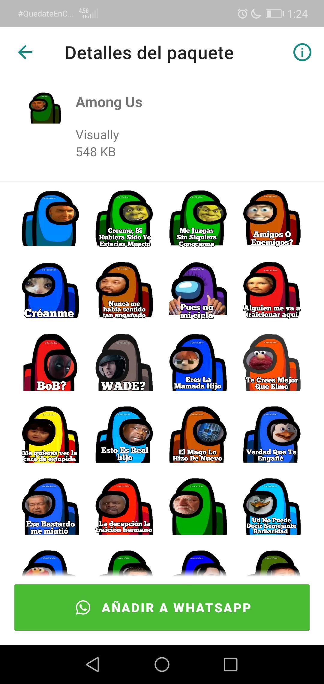 Sticker de personajes Among Us para WhatsApp APK for Android Download