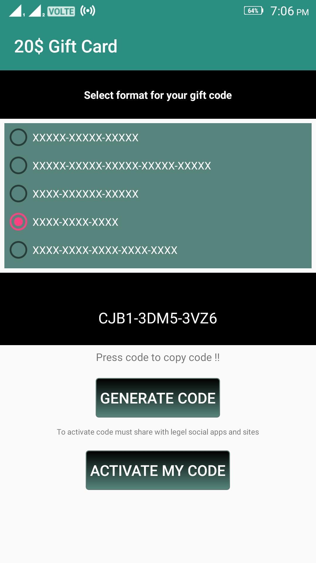 Gift Code Generator For Android Apk Download - roblox gift card generator 2019 gift card generator