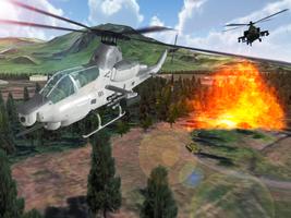 Cobra Helicopter Flight Simula 포스터