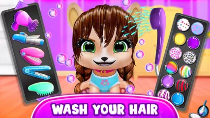 Hairstyle: pet care salon game XAPK download