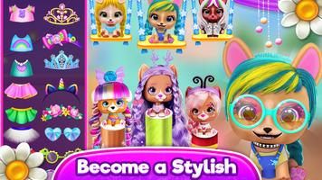 Hairstyle: pet care salon game capture d'écran 1