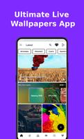 Ultimate Live Wallpapers App (GIF+Video+Image) Affiche