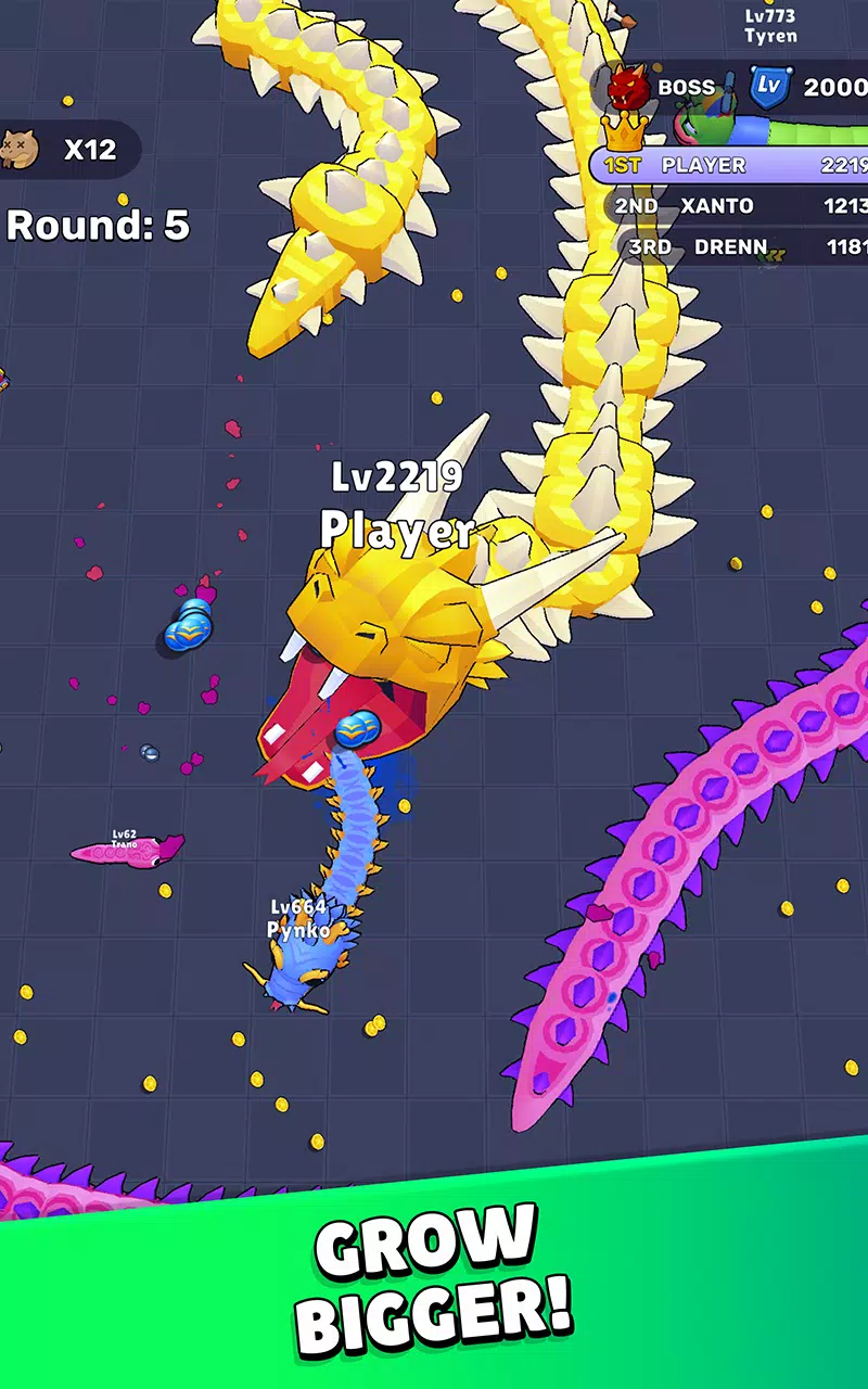 Snake Rush: Clash Battle 3D