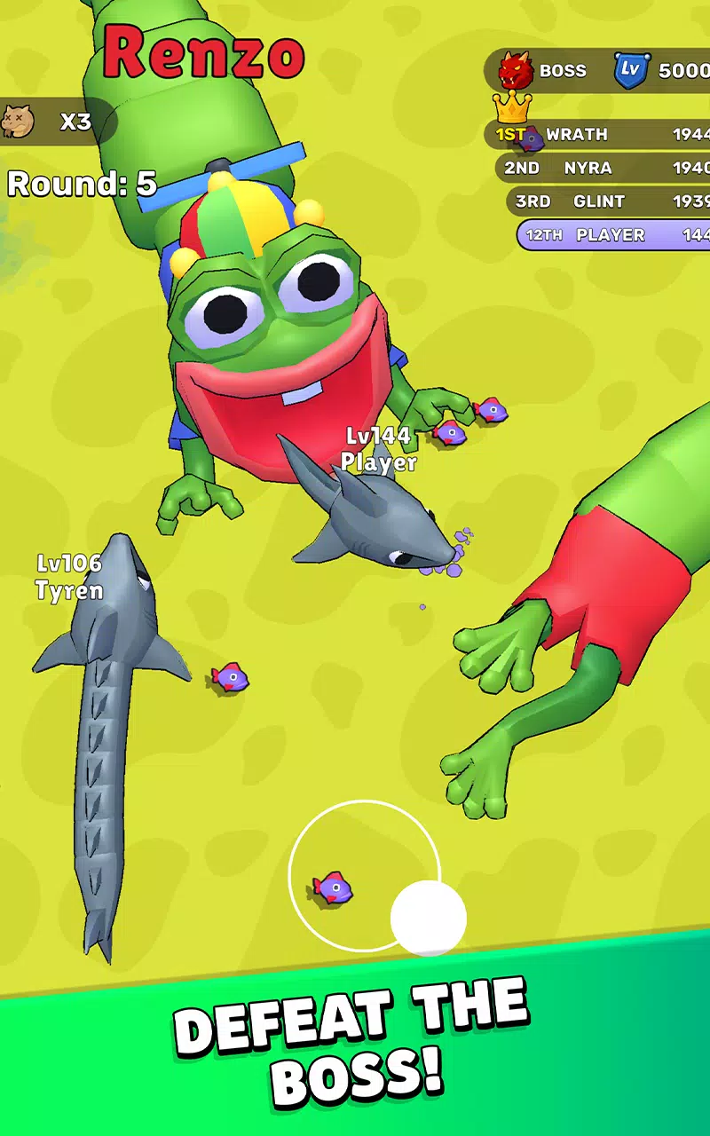 Snake Rush: Clash Battle 3D