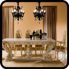 Luxury Dining Table Furniture icône