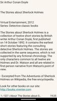 Stories about Sherlock Holmes capture d'écran 1