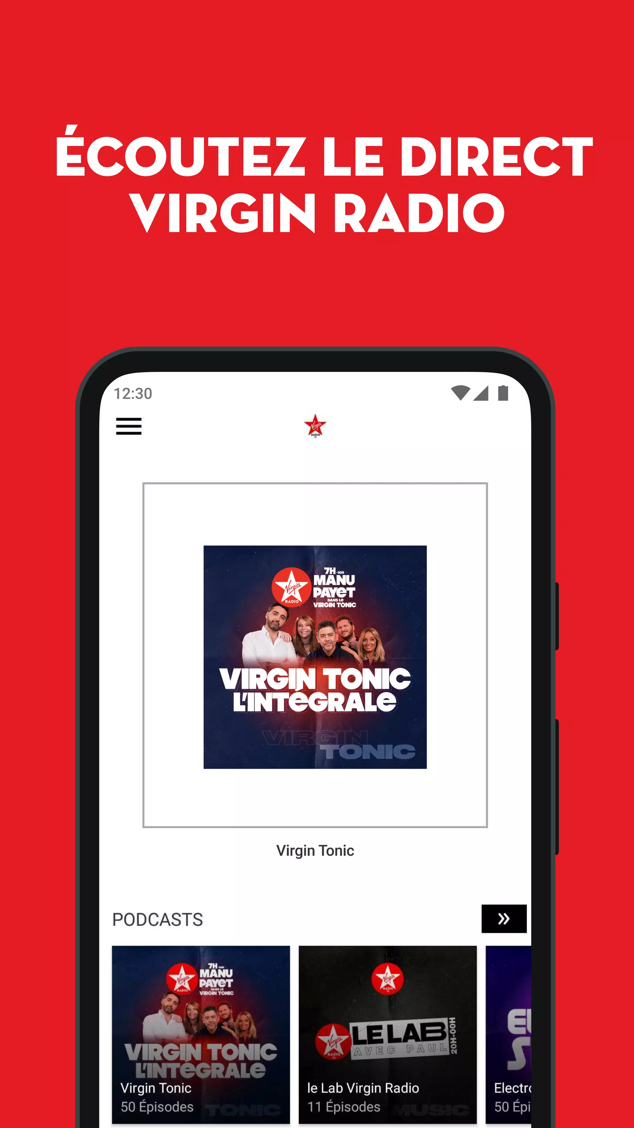 Virgin Radio Fr APK pour Android Télécharger