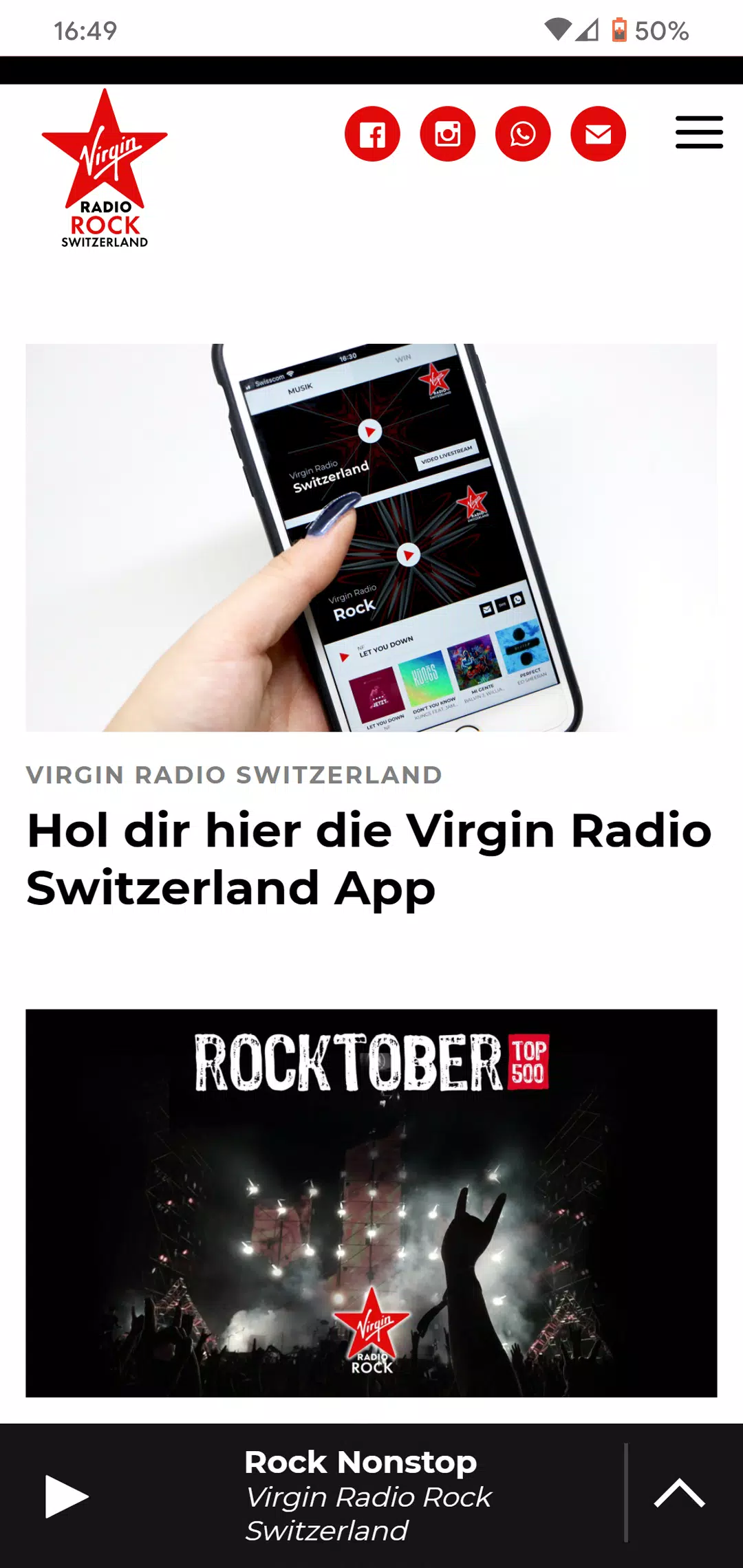 Virgin Radio Switzerland APK for Android Download