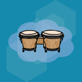 Virtual Bongo Drums