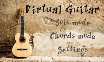 Virtuelle Gitarre Plakat