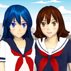 ikon Gadis Sekolah Virtual Sim
