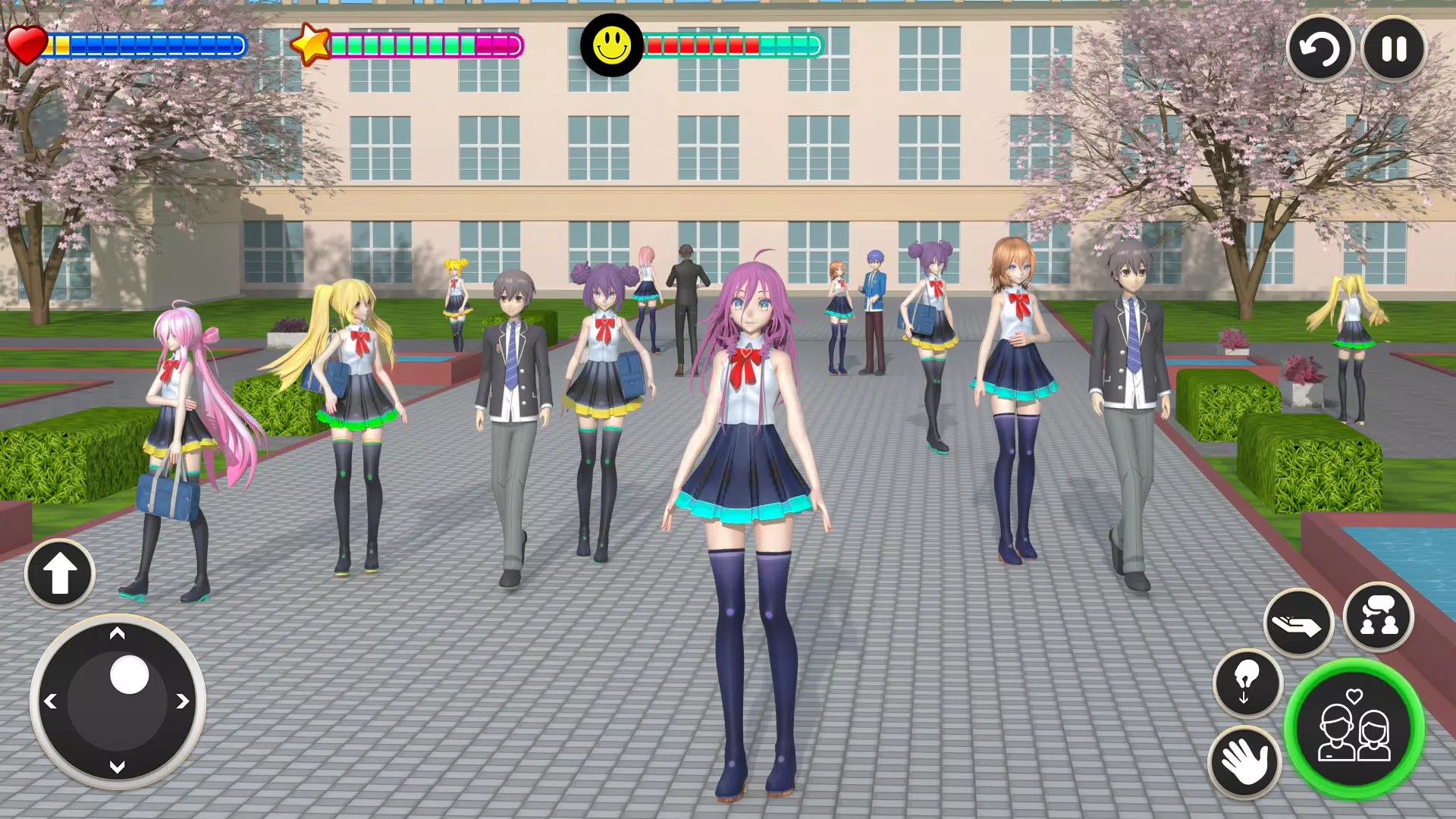 Play Virtual High School Girl Game School Simulator 3D