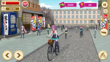 High School Girl Life Sim 3D الملصق