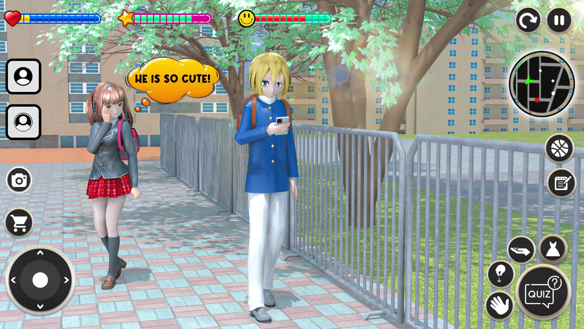 Play Virtual High School Girl Game School Simulator 3D