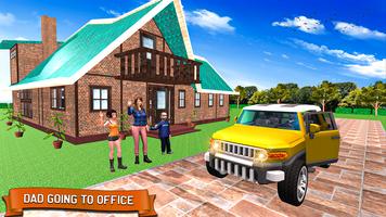 Virtual Police Dad Sim 3D screenshot 1