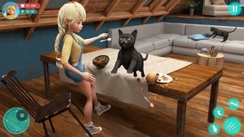 Virtual Pet Cat Simulator Game 스크린샷 1
