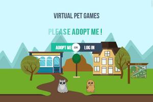 Virtual pet game poster