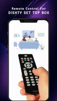 Remote Control For Dish Tv Set Top Box Affiche