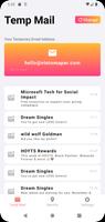 Temp-Mail : Temporary Mail ảnh chụp màn hình 1