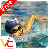 Yüzme Yarışı 3D simgesi