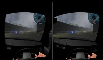 Course de voitures VR Affiche