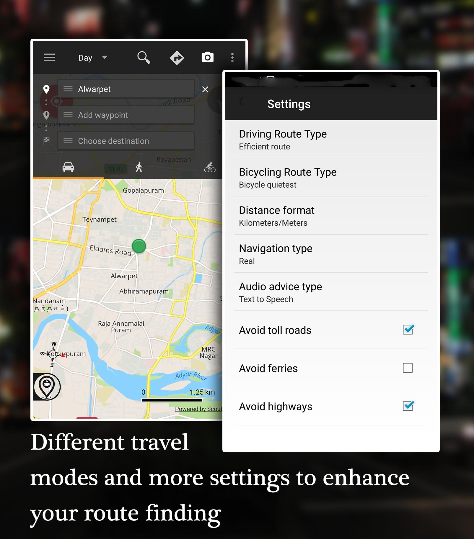 android wear offline maps