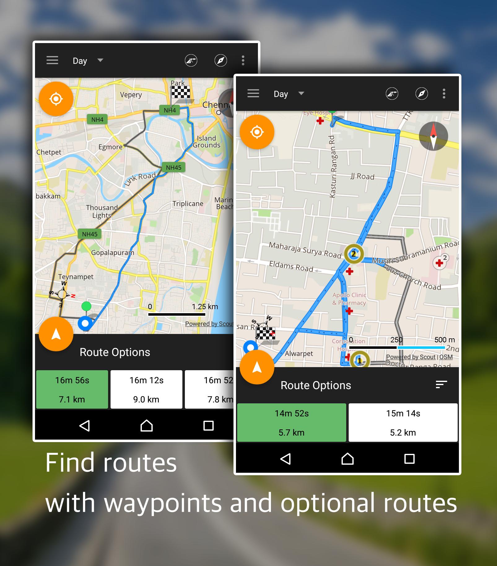 android wear offline maps