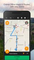 GPS Driving Route® - Offline Map & Live Navigation پوسٹر