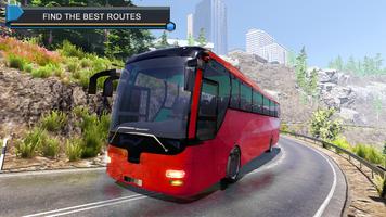 Euro Bus Driving Simulator: Transporter Game 2020 Affiche