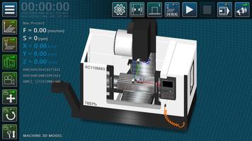 CNC Milling Simulator Poster