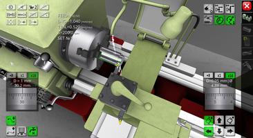 Lathe Simulator syot layar 1