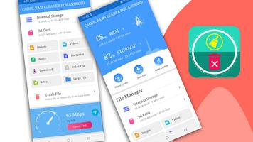 CACHE, RAM Cleaner for android الملصق