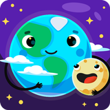 天文遊戲的孩子們: 學習太陽系，行星，星星，星座等天空物體 圖標