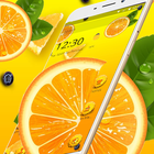 Vitality Orange Fresh Thème icône