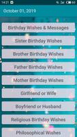 Birthday Messages and Wishes poster