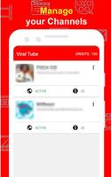 ViralTube - Subscriber Booster & Channel Promoter 스크린샷 1