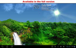 True Weather, Waterfalls FREE imagem de tela 1