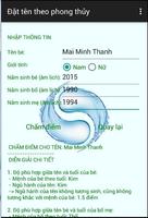 Dat ten phong thuy ảnh chụp màn hình 1