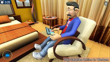 Virtual Dad Work From Home Sim скриншот 2