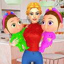 Twins Care Baby Simulator Game APK