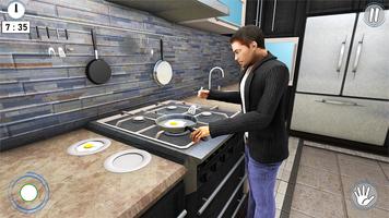 Real Single Dad Simulator Game постер