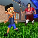 Evil Teacher Scary Games 3D APK