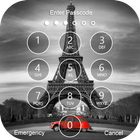Paris Eiffel Tower Lock Screen ikon