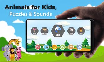 Animal sound for kids Learning poster