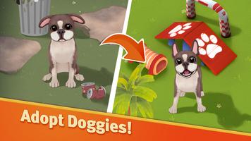 Doggie Dog World: Pet Match 3 โปสเตอร์