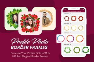 Profile Pic Border Frame Maker الملصق