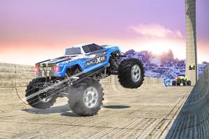 Extreme Monster Truck Stunt:US Monster Racing Game Ekran Görüntüsü 1