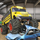 Monster Bus Derby Car Shooting أيقونة