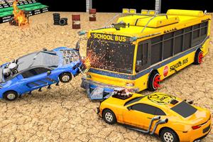 Monster Bus Derby Car Shooting скриншот 1