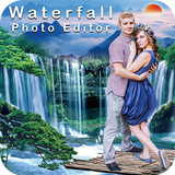 Waterfall Photo Frame : Background Changer icon